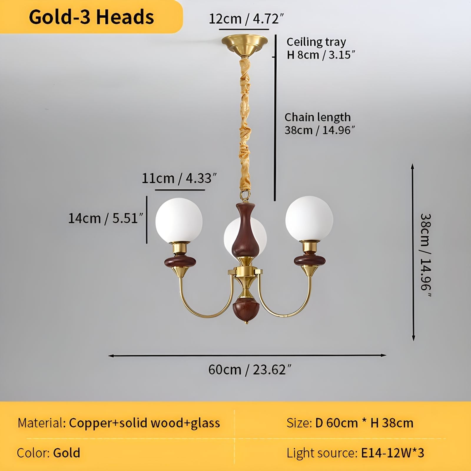 flairel Modern Luxury Metal Chandelier