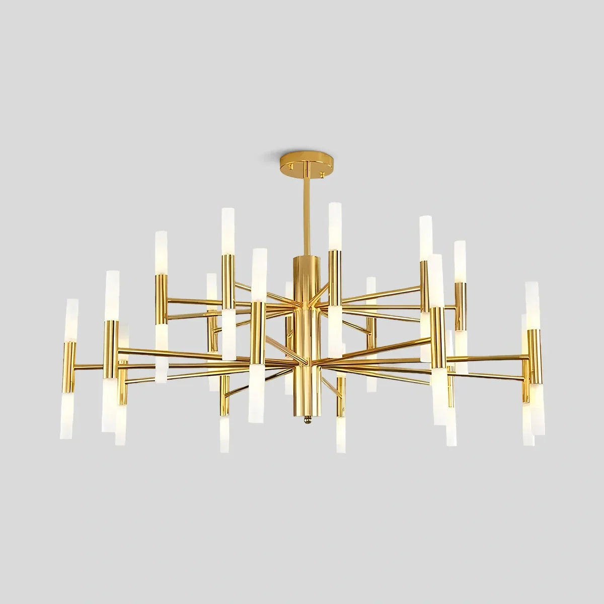 flairel Adjustable Round Tube Chandelier