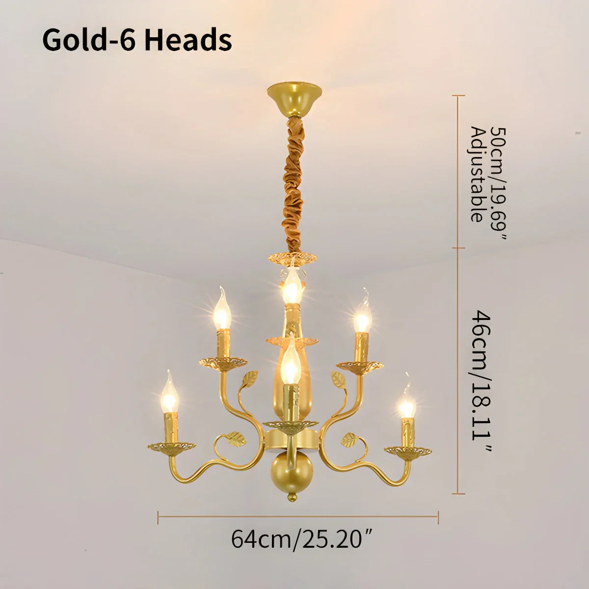 flairel Double Layered Candle Chandelier for Dining Room