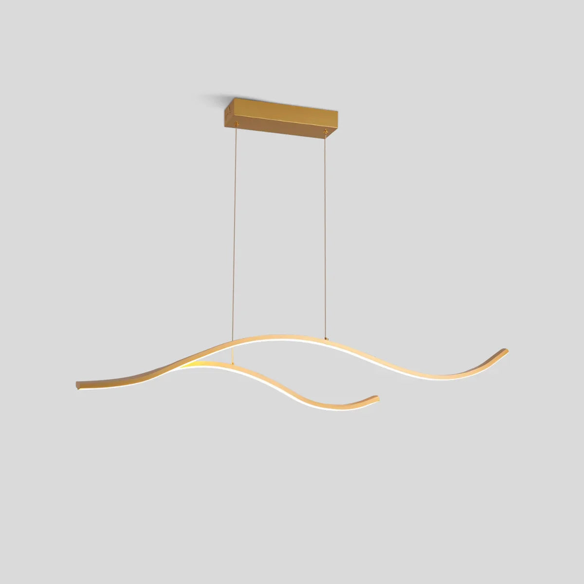 flairel Modern Waves Hanging Pendant Light
