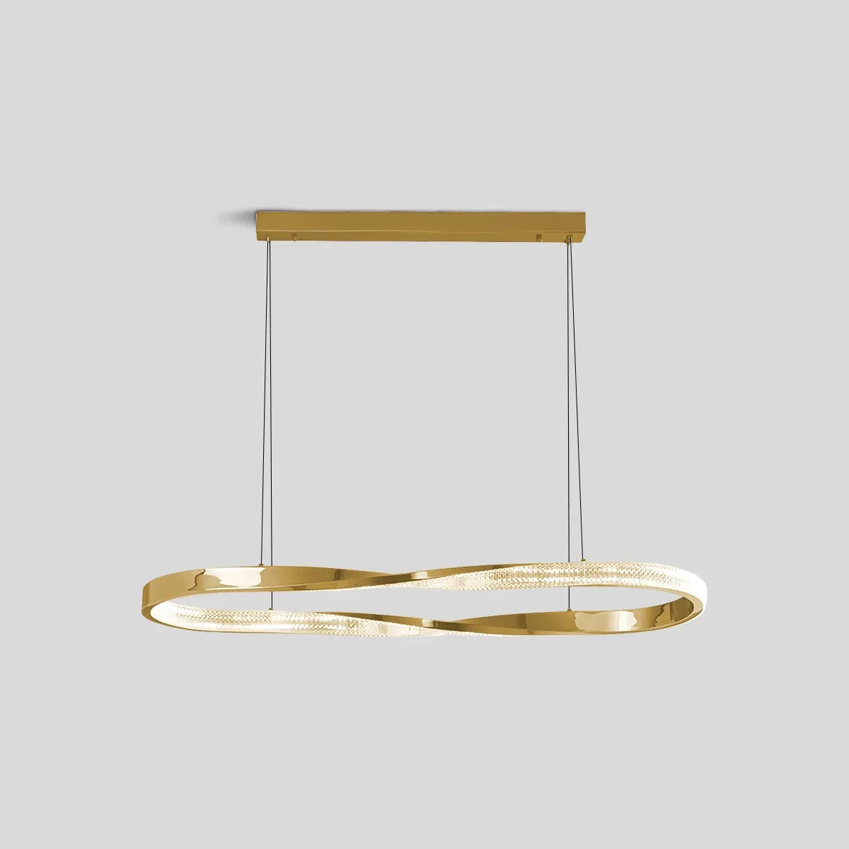 flairel Modern Simple Mobius Circle Chandelier