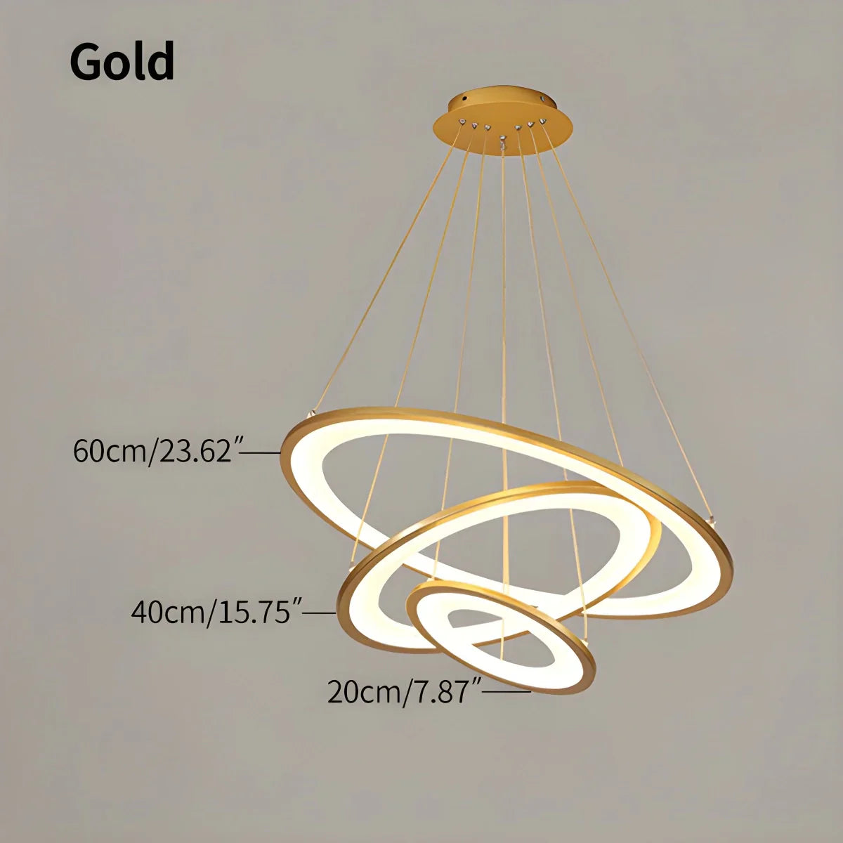 flairel Creative Minimalist Ring Chandelier