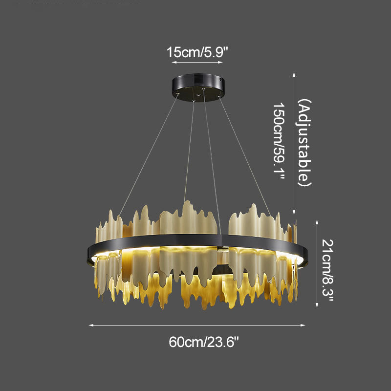 flairel Modern Creative Round Chandelier