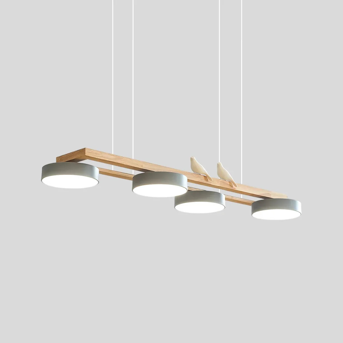 flairel Sienna Bird Long Chandelier for Dining Room