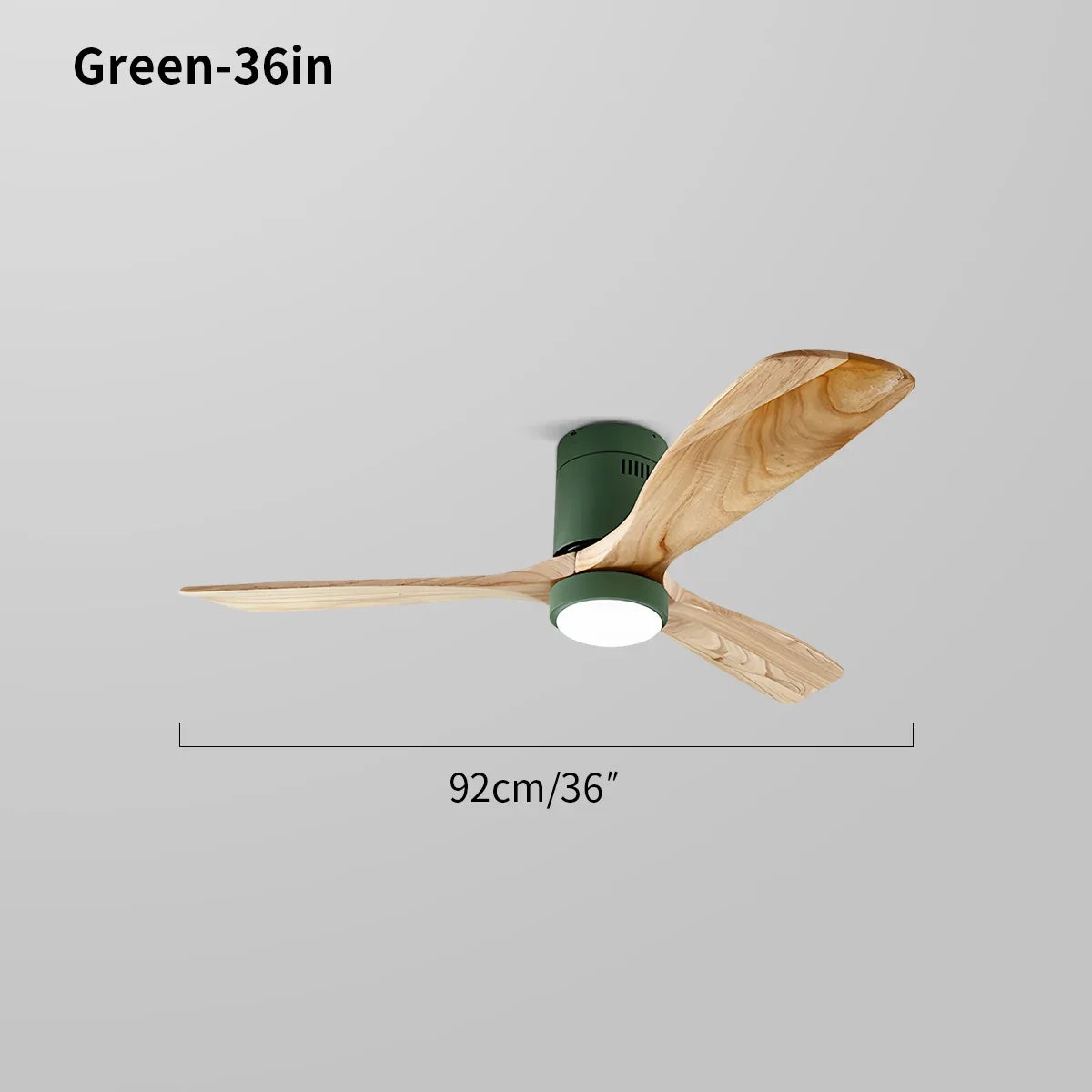 flairel Mid-century Modern Hugger Ceiling Fan Lamp