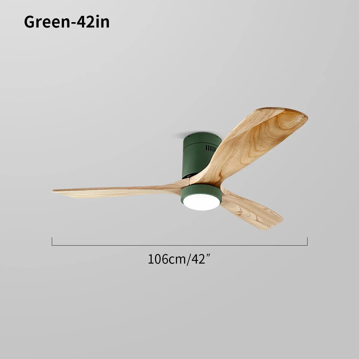 flairel Mid-century Modern Hugger Ceiling Fan Lamp