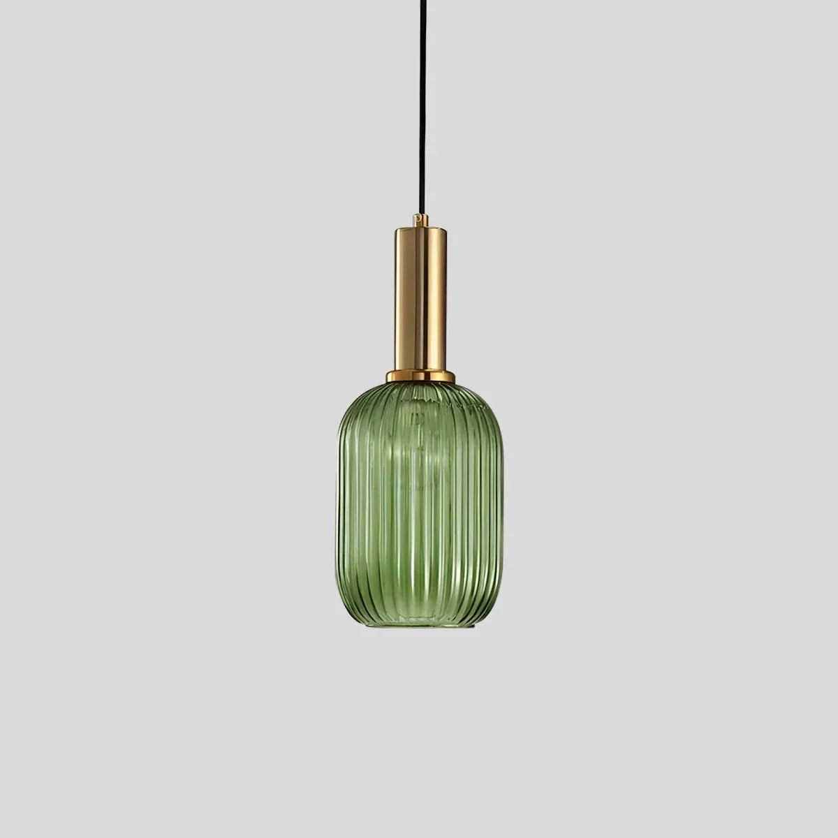 flairel Nordic Vintage Glass Striped Pendeant Light
