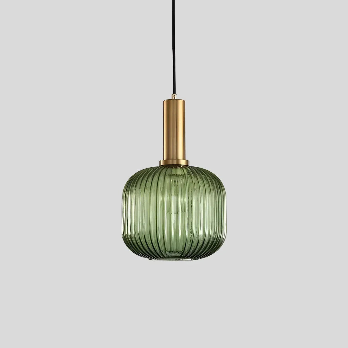 flairel Nordic Vintage Glass Striped Pendeant Light