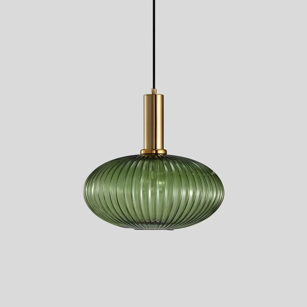 flairel Nordic Vintage Glass Striped Pendeant Light