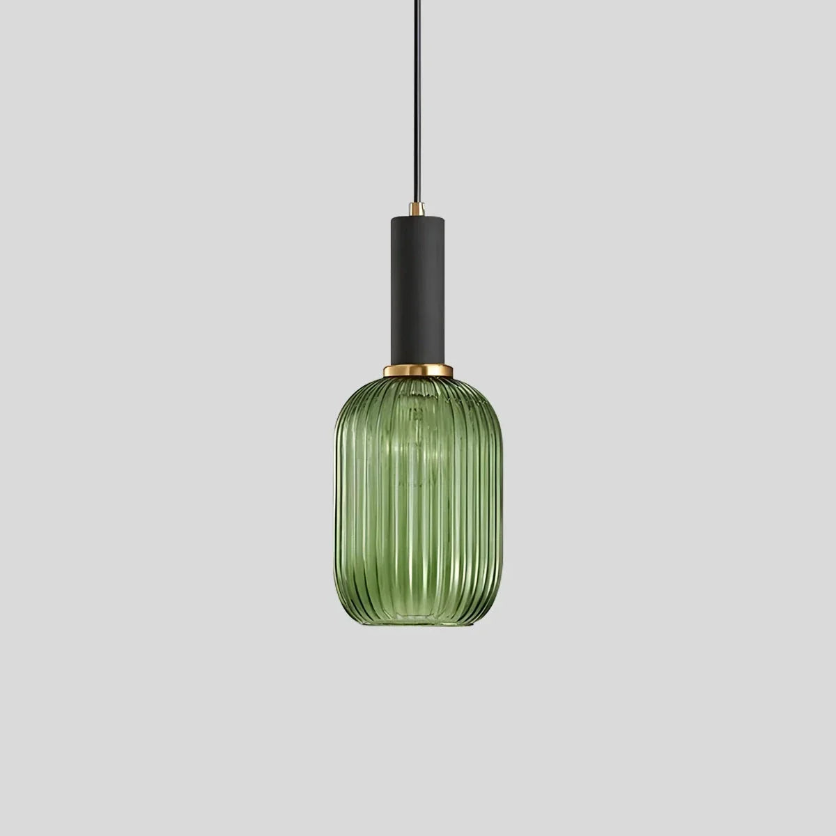 flairel Nordic Vintage Glass Striped Pendeant Light