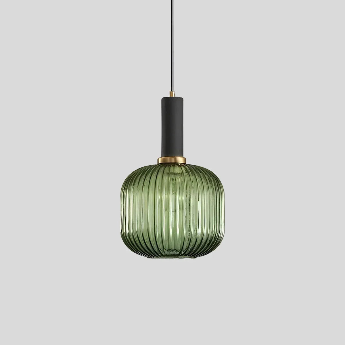 flairel Nordic Vintage Glass Striped Pendeant Light
