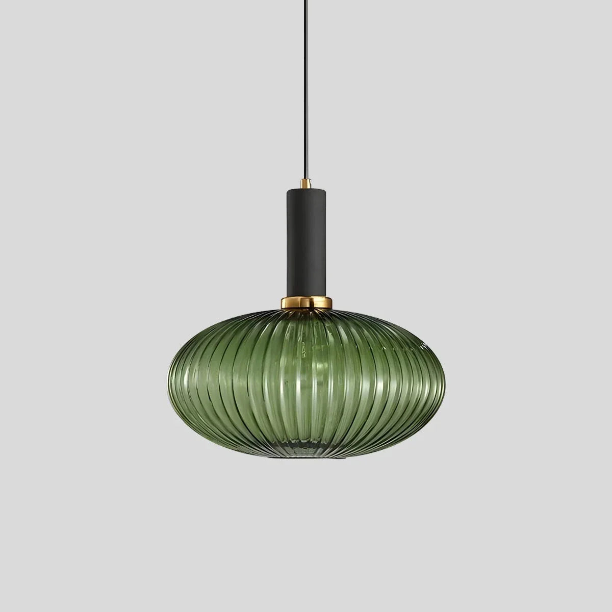 flairel Nordic Vintage Glass Striped Pendeant Light