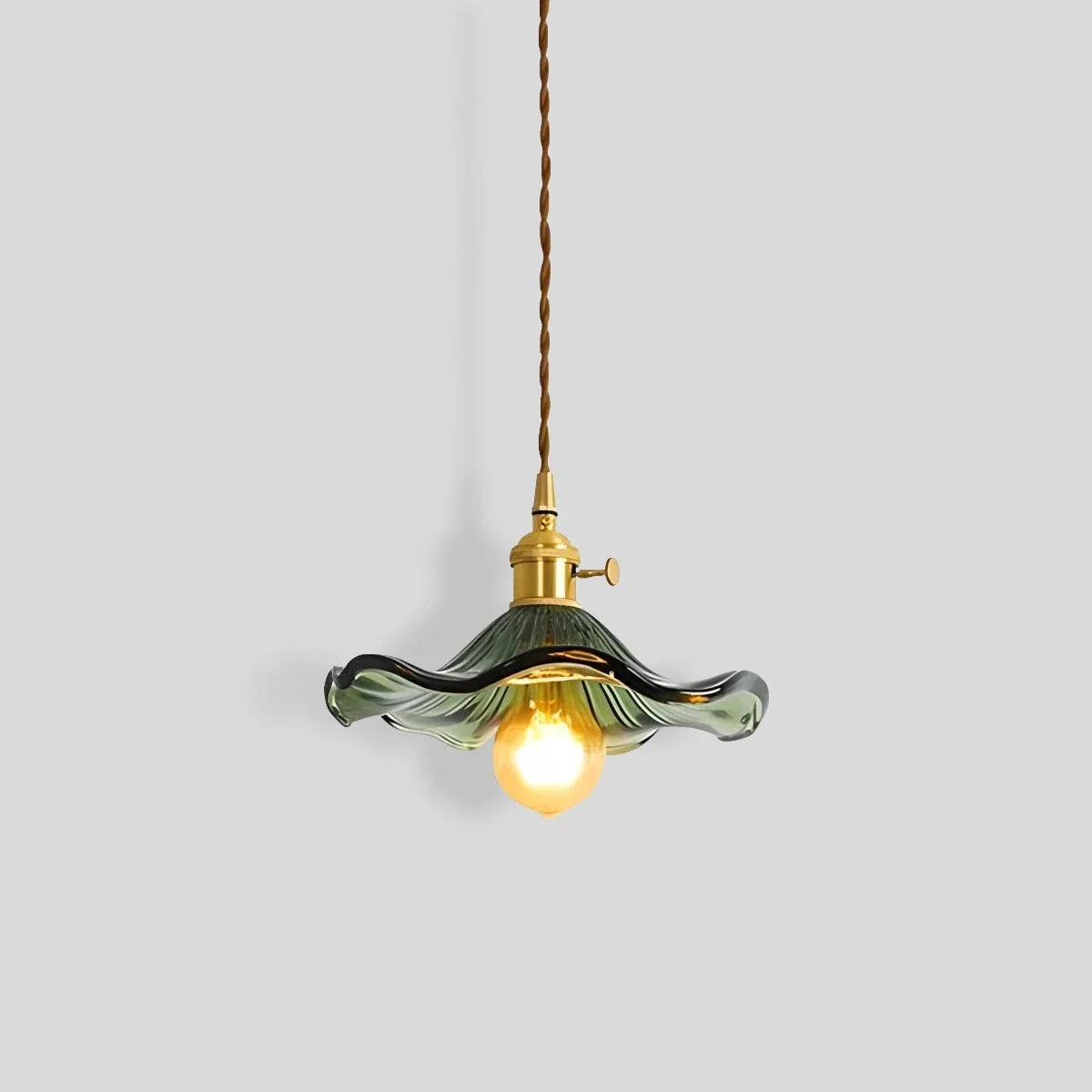 flairel Nordic Japanese Glass Chandelier for Living Room