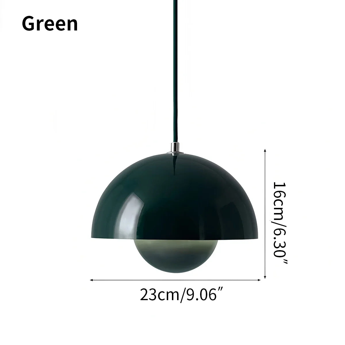 flairel Nordic Colorful Flower Bud Pendant Light