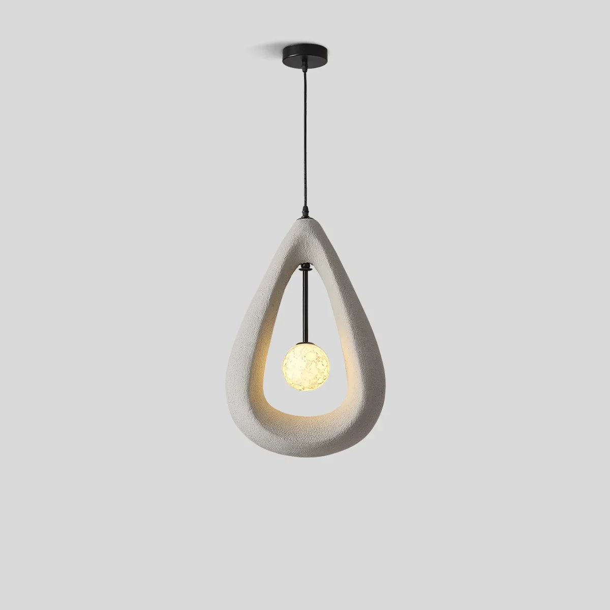 flairel Contemporary Creative Teardrop Orb Pendant Light