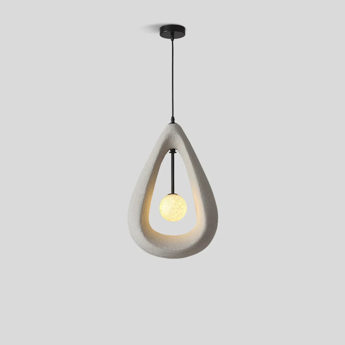 flairel Contemporary Creative Teardrop Orb Pendant Light