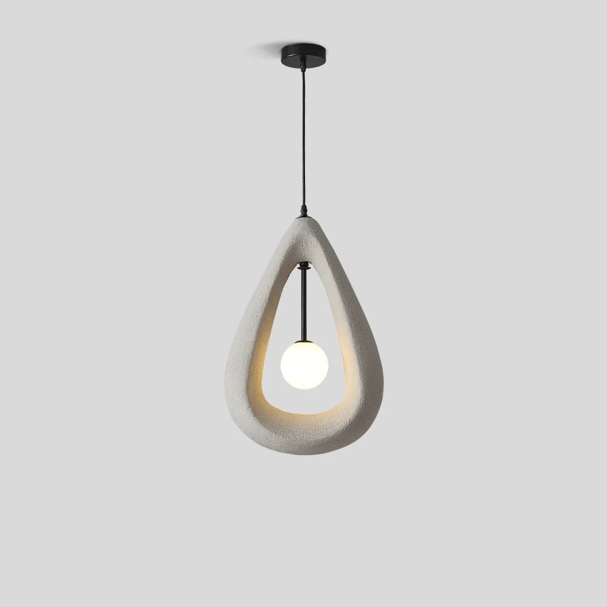 flairel Contemporary Creative Teardrop Orb Pendant Light