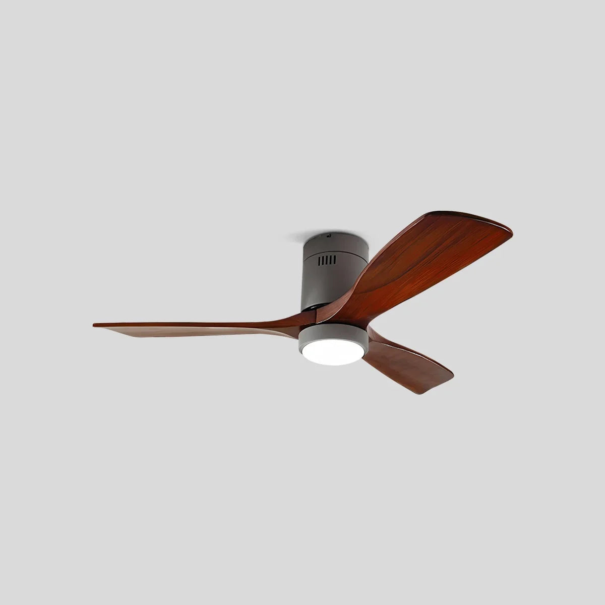 flairel Mid-century Modern Hugger Ceiling Fan Lamp