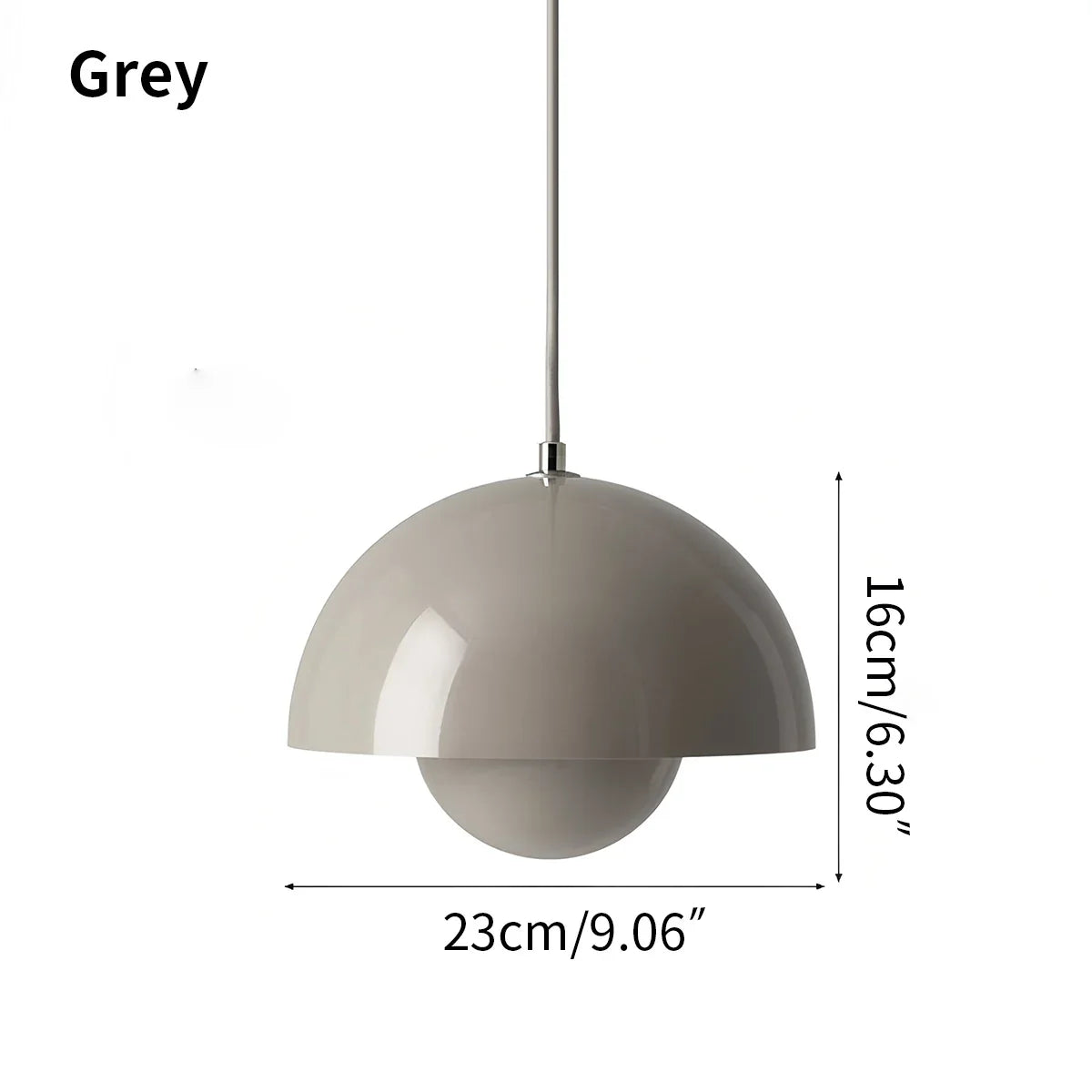 flairel Nordic Colorful Flower Bud Pendant Light