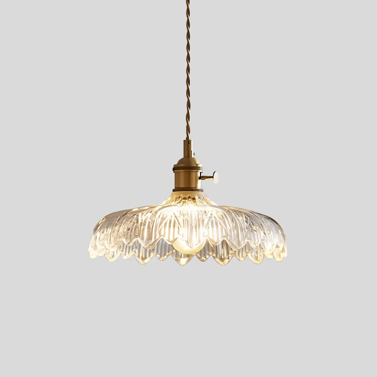 flairel Isabel Glass Pendant Light for Kitchen Island