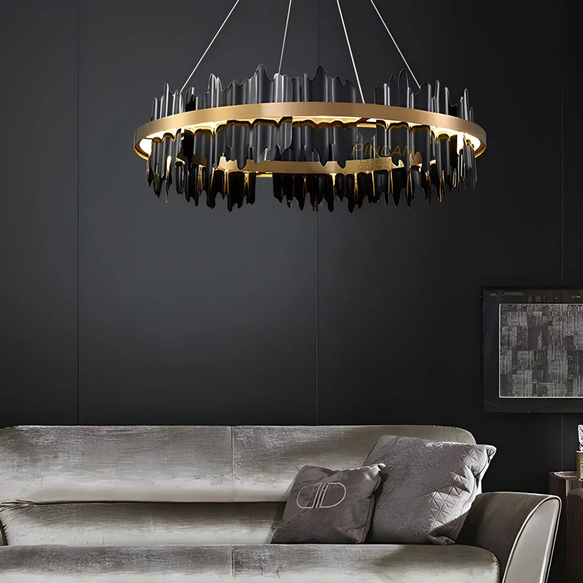 flairel Modern Creative Round Chandelier