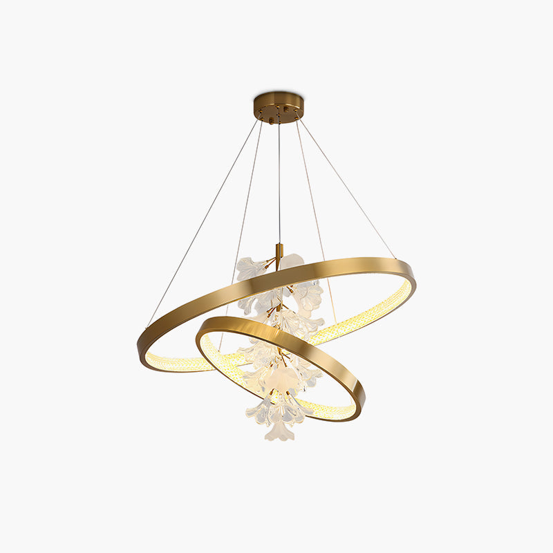 flairel Nordic Light Luxury Ring Creative Chandelier