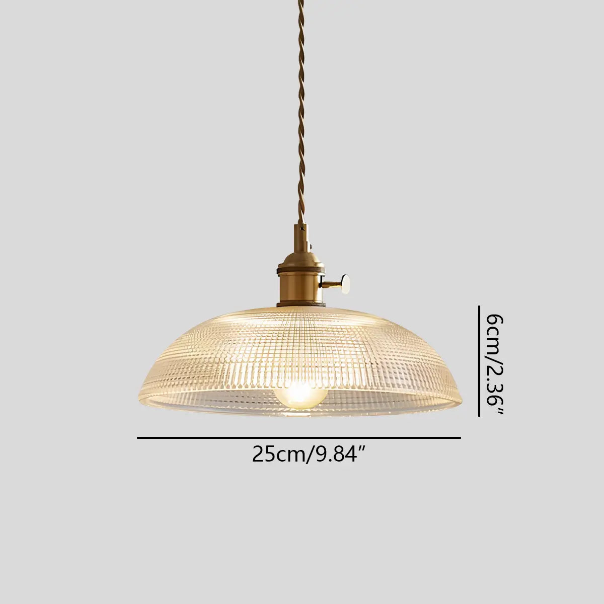 flairel Isabel Glass Pendant Light for Kitchen Island