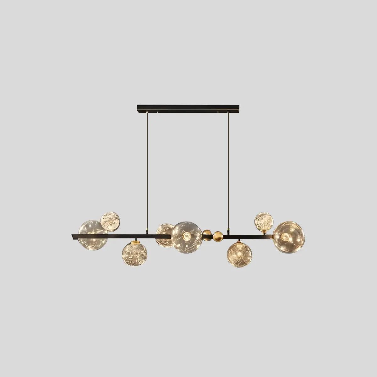 flairel Robina Bubble Glass Chandelier for Living Room
