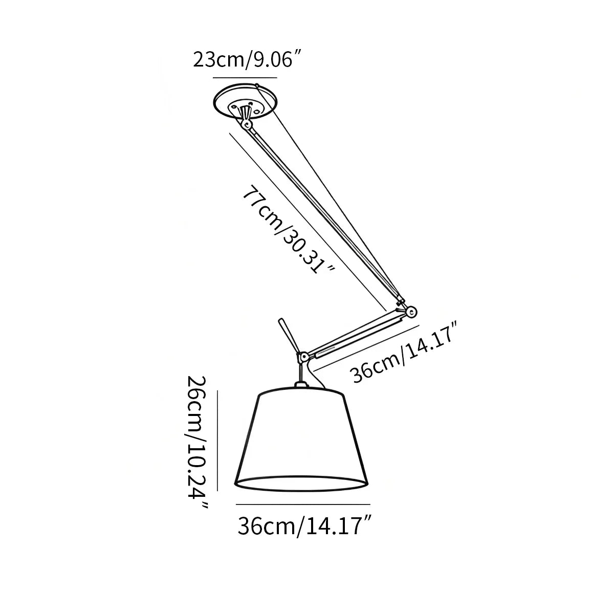 flairel Zeyvon Pendant Light for Dining Room