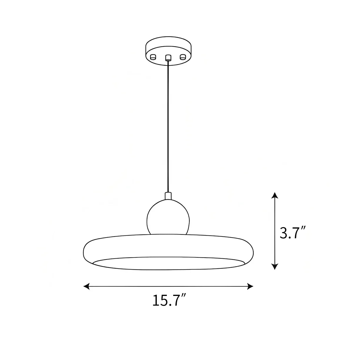 flairel Siyane Pendant Lamp for Dining Area