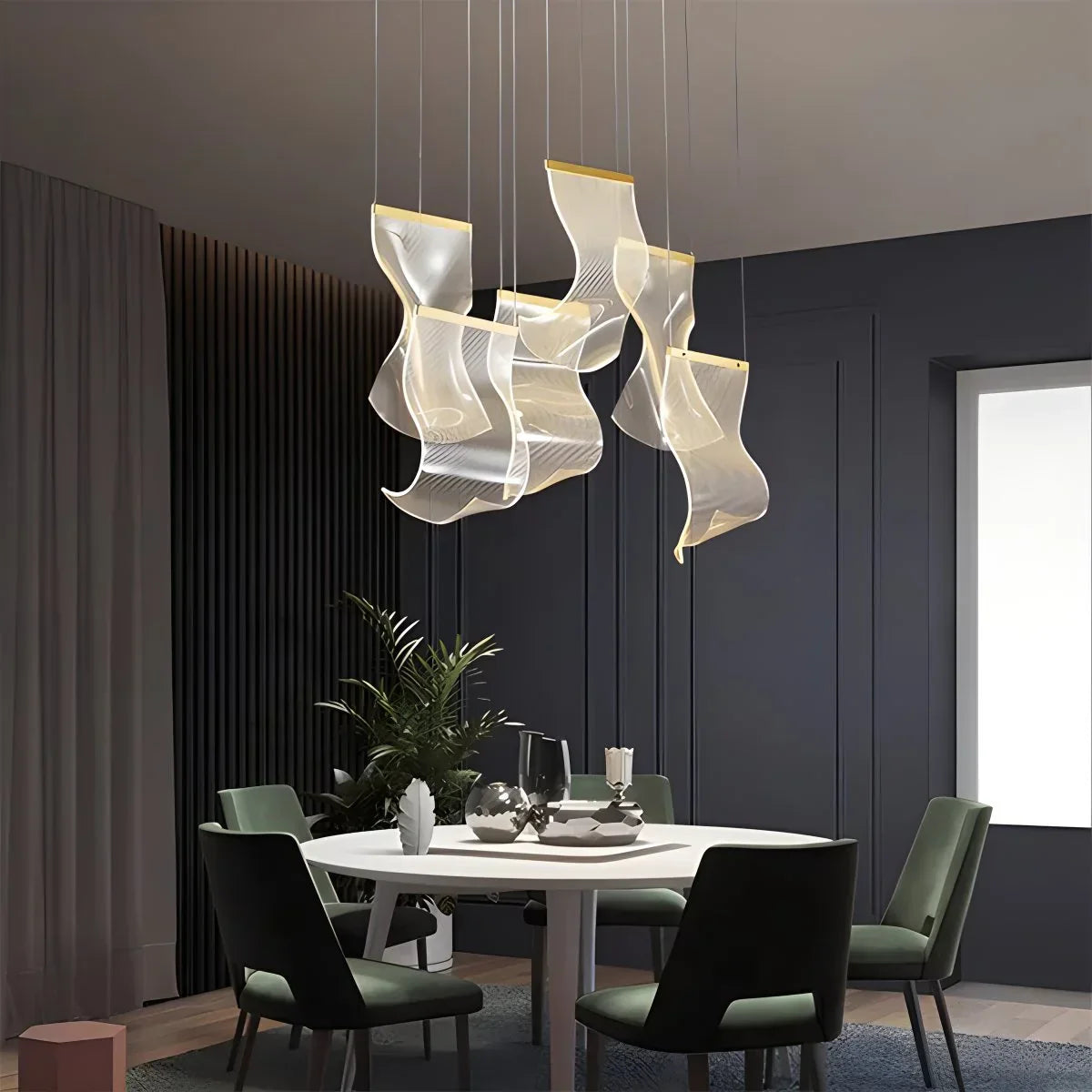 flairel Light Luxury Art Large Chandelier