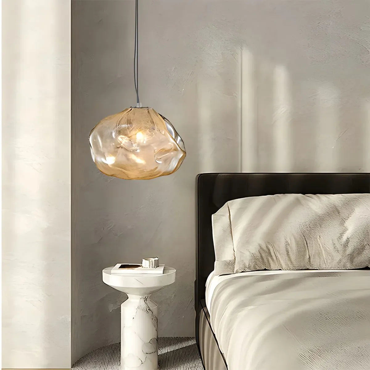flairel Light Luxury Cloud Shape Glass Pendant Light