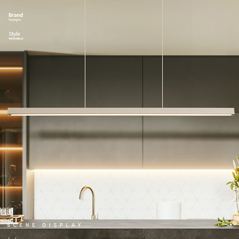 flairel Modern Linear Pendant Light for Kitchen Island