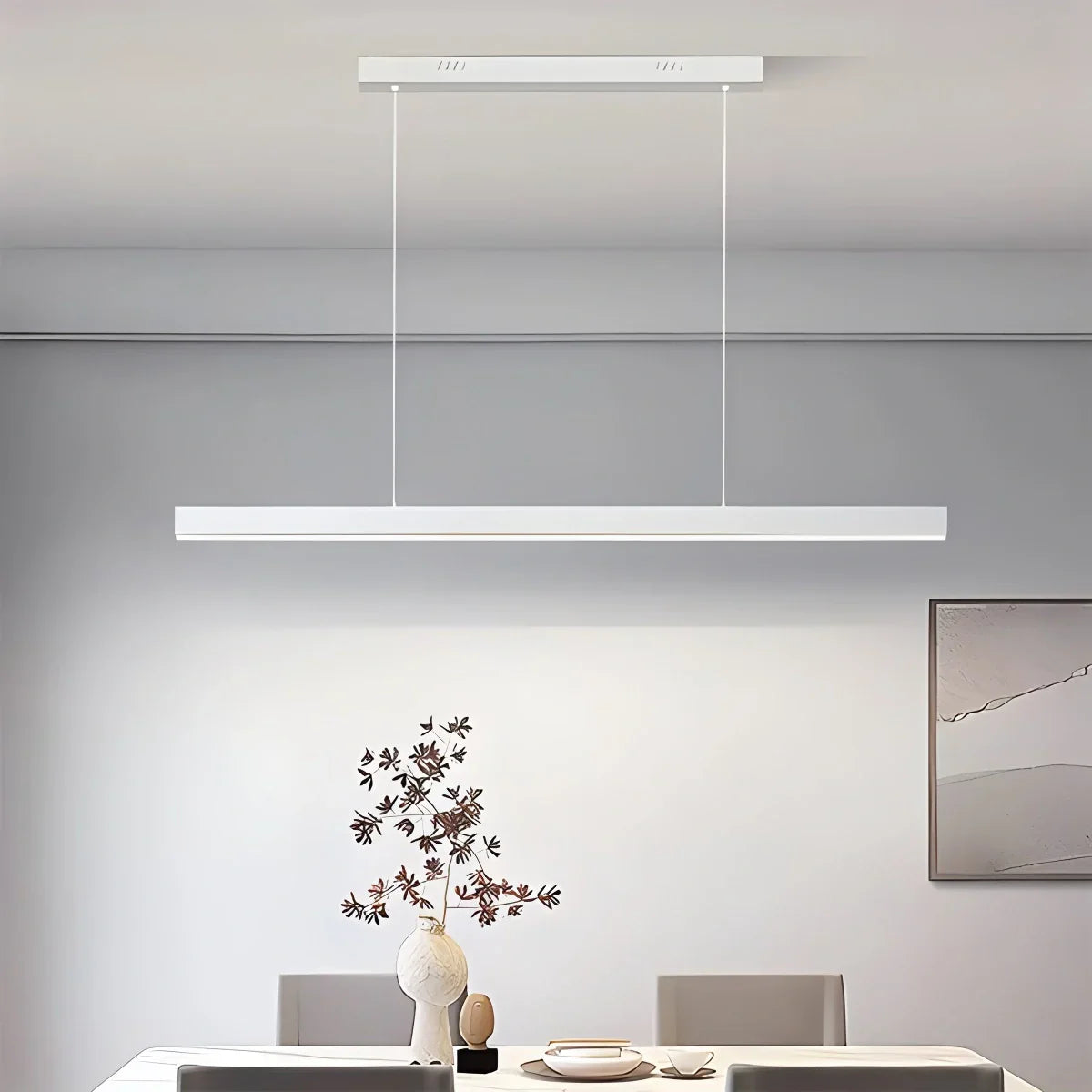 flairel Modern Linear Pendant Light for Kitchen Island