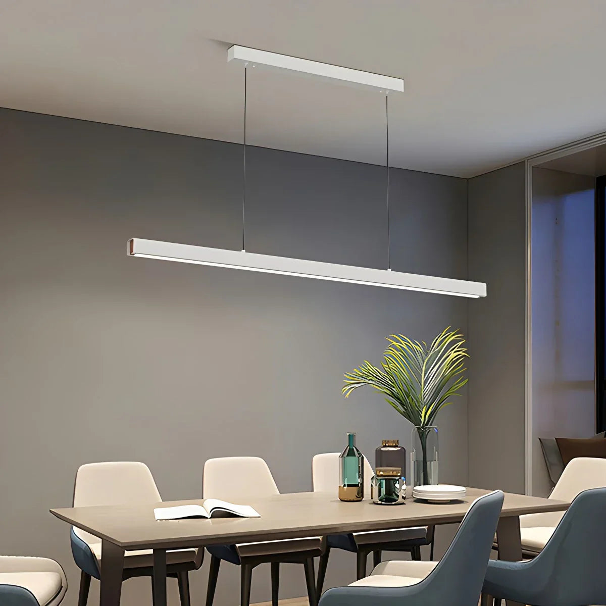 flairel Modern Linear Pendant Light for Kitchen Island