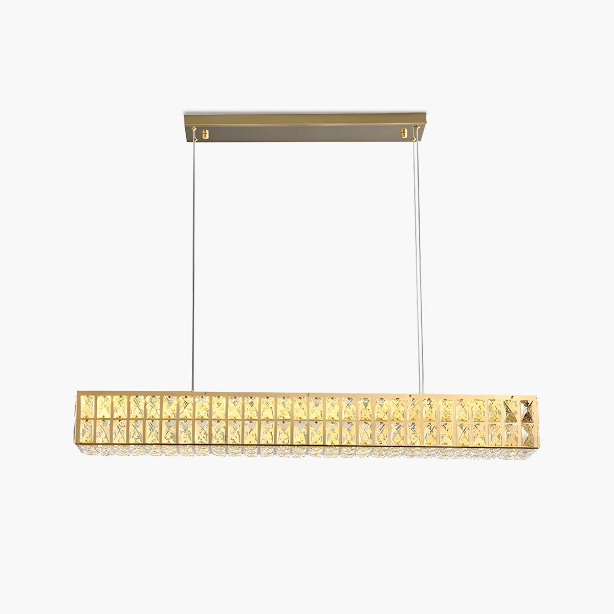 flairel Crace Cuboid Crystal Chandelier