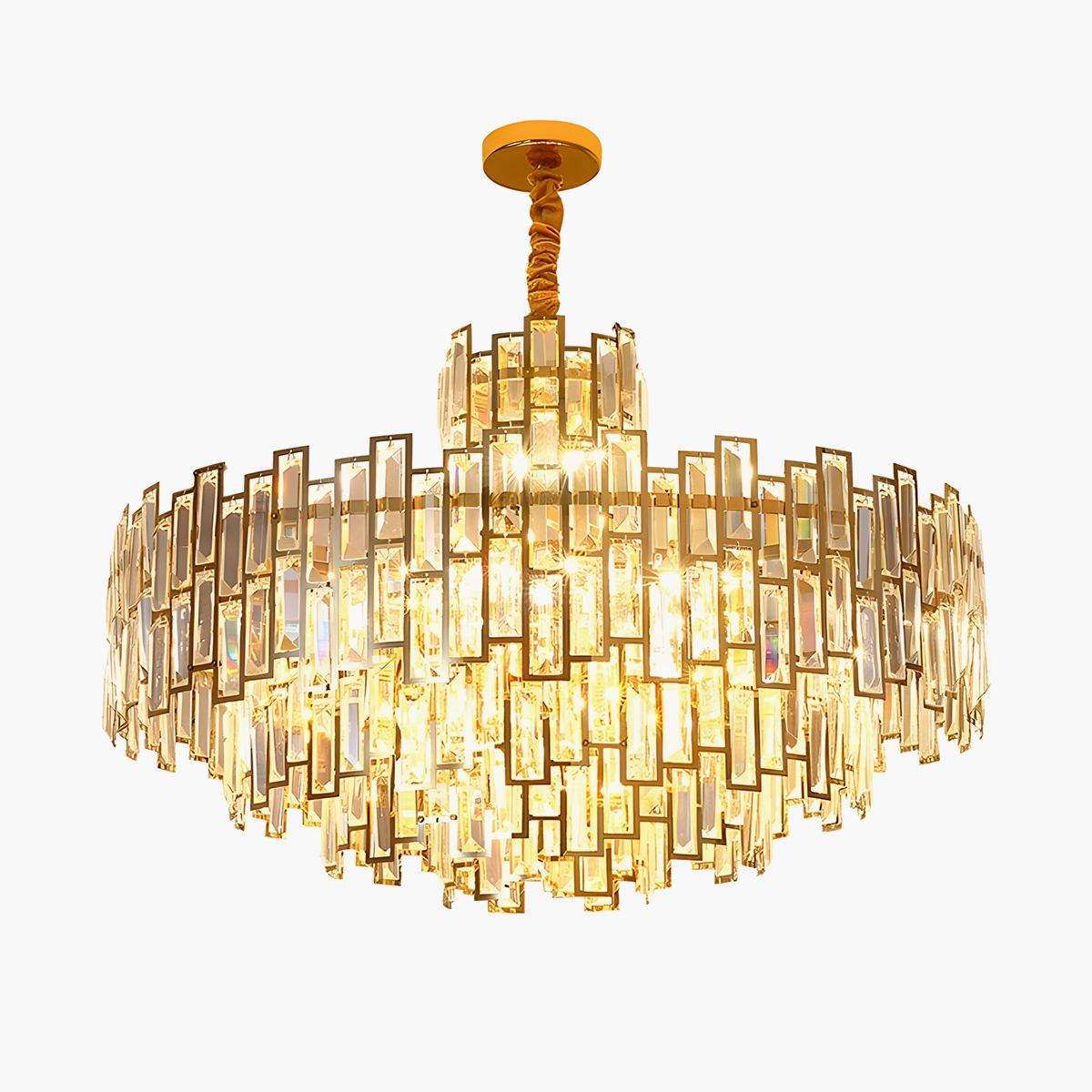 flairel Lucienne Crystal Chandelier for Living Room