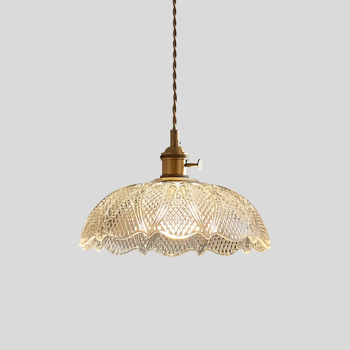 flairel Isabel Glass Pendant Light for Kitchen Island