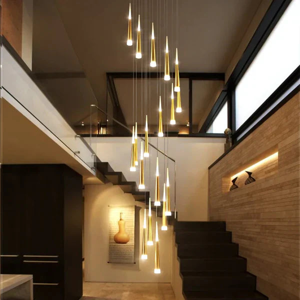 flairel Meteor Shower Chandelier for Staircase