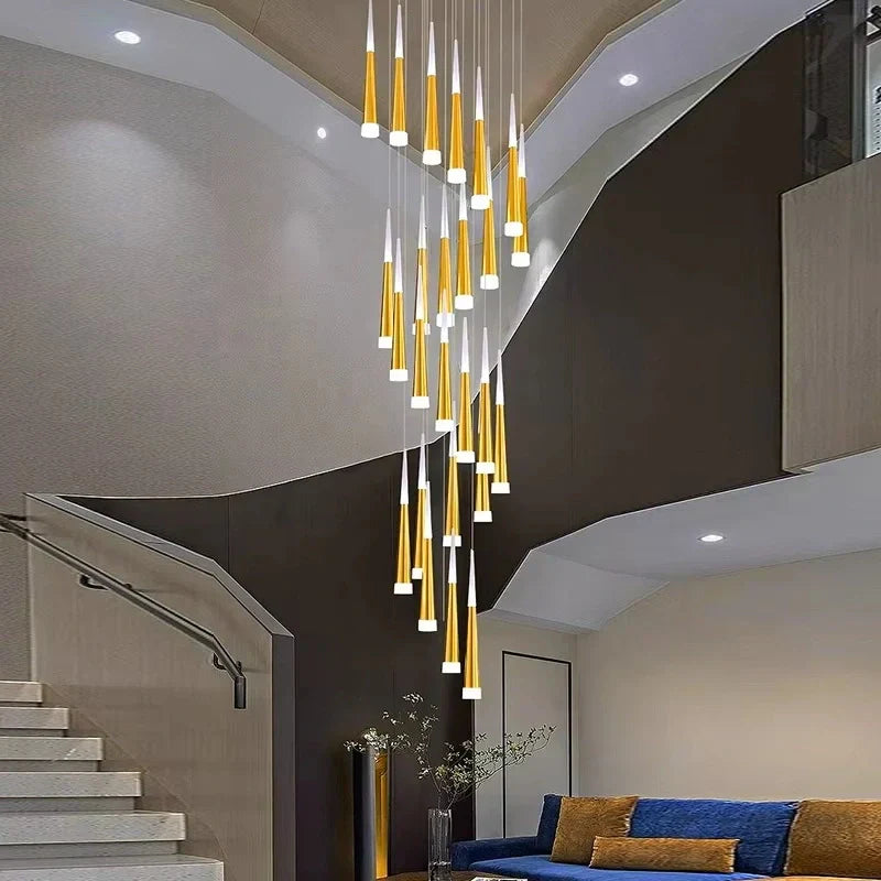 flairel Meteor Shower Chandelier for Staircase
