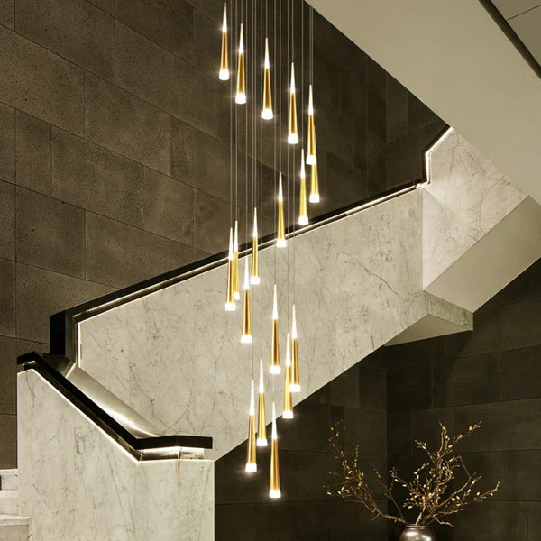 flairel Meteor Shower Chandelier for Staircase