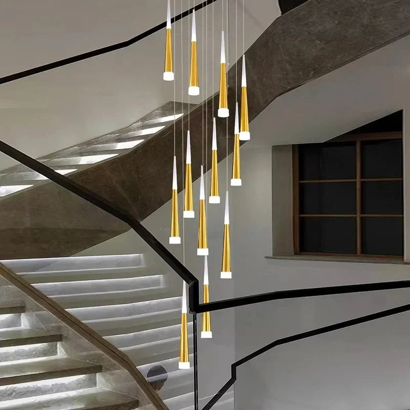 flairel Meteor Shower Chandelier for Staircase