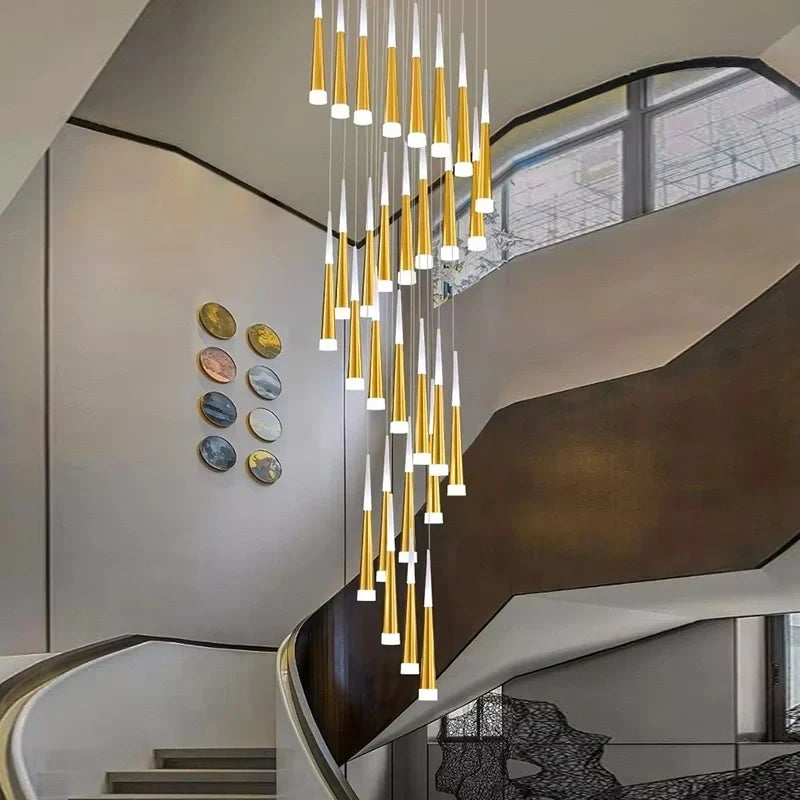 flairel Meteor Shower Chandelier for Staircase