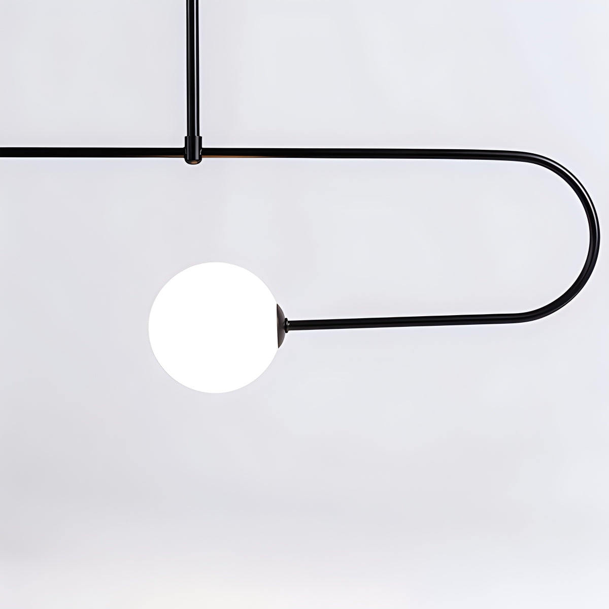 flairel Minimalist Linear Metal Chandelier