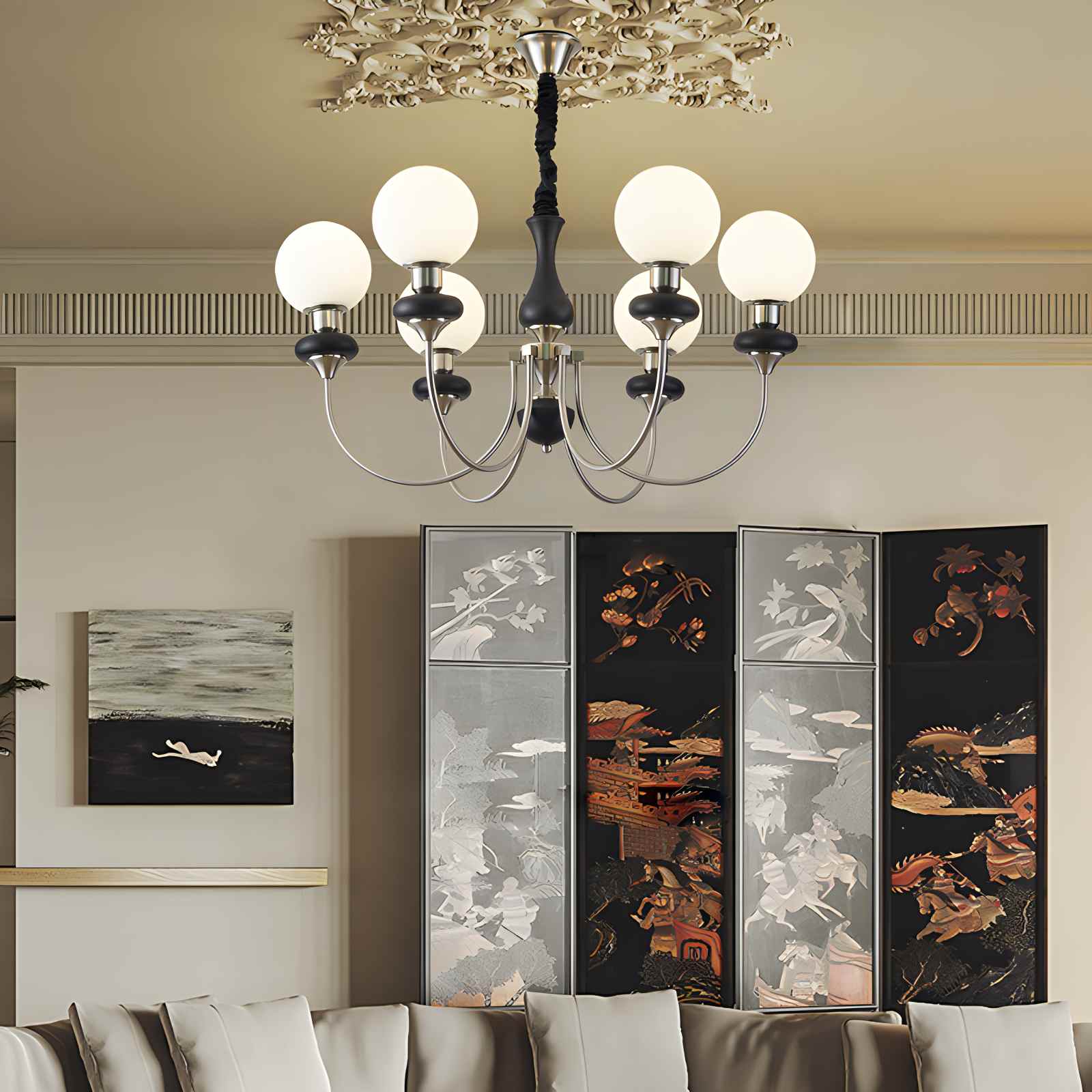 flairel Modern Luxury Metal Chandelier