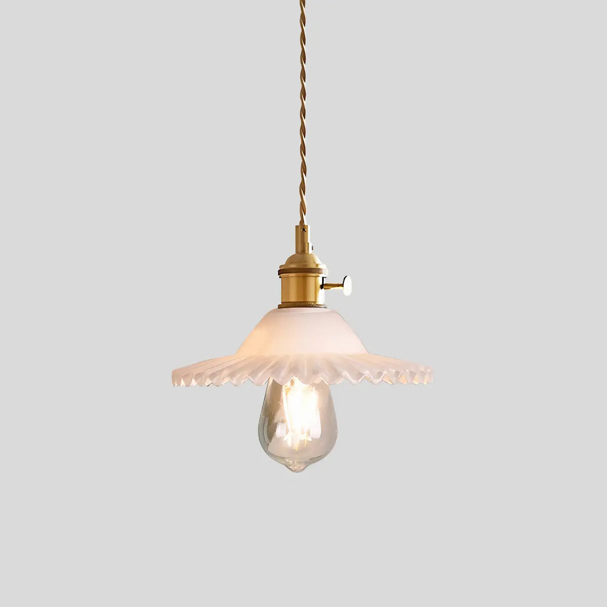 flairel Isabel Glass Pendant Light for Kitchen Island