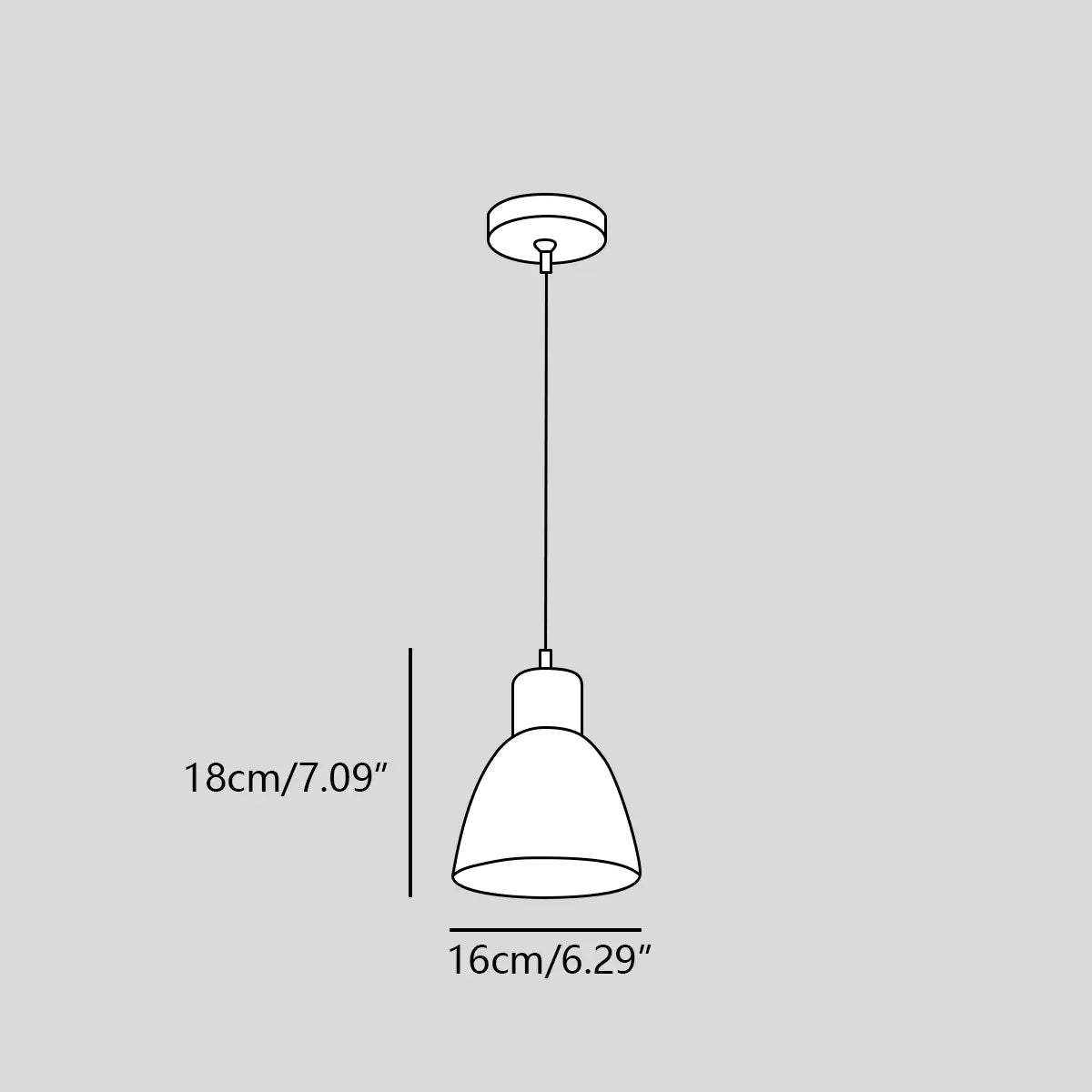 flairel Colorato Aluminum Pendant Light for Kitchen