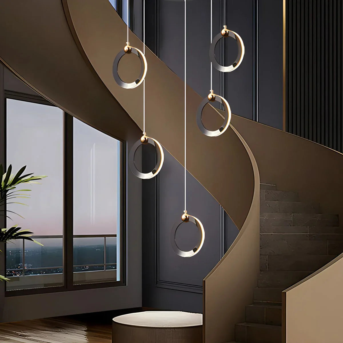 flairel Nordic LED Ceiling Chandelier