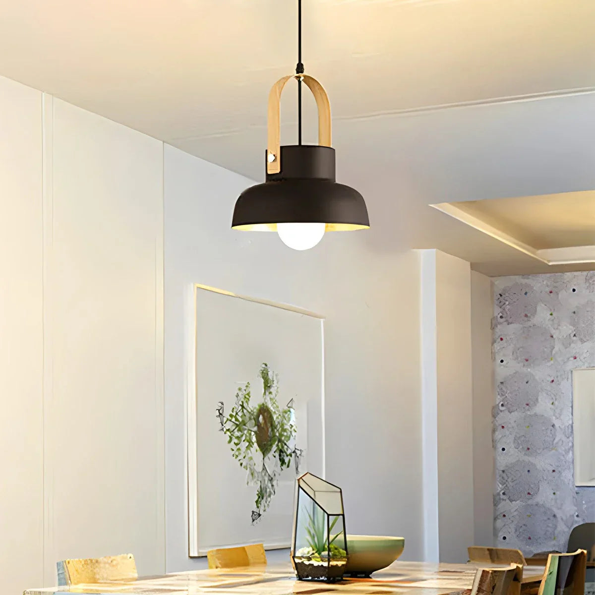 flairel Nordic Macaron Pendant Light for Dining Room Kitchen