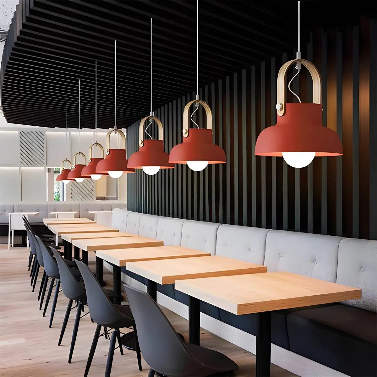 flairel Nordic Macaron Pendant Light for Dining Room Kitchen